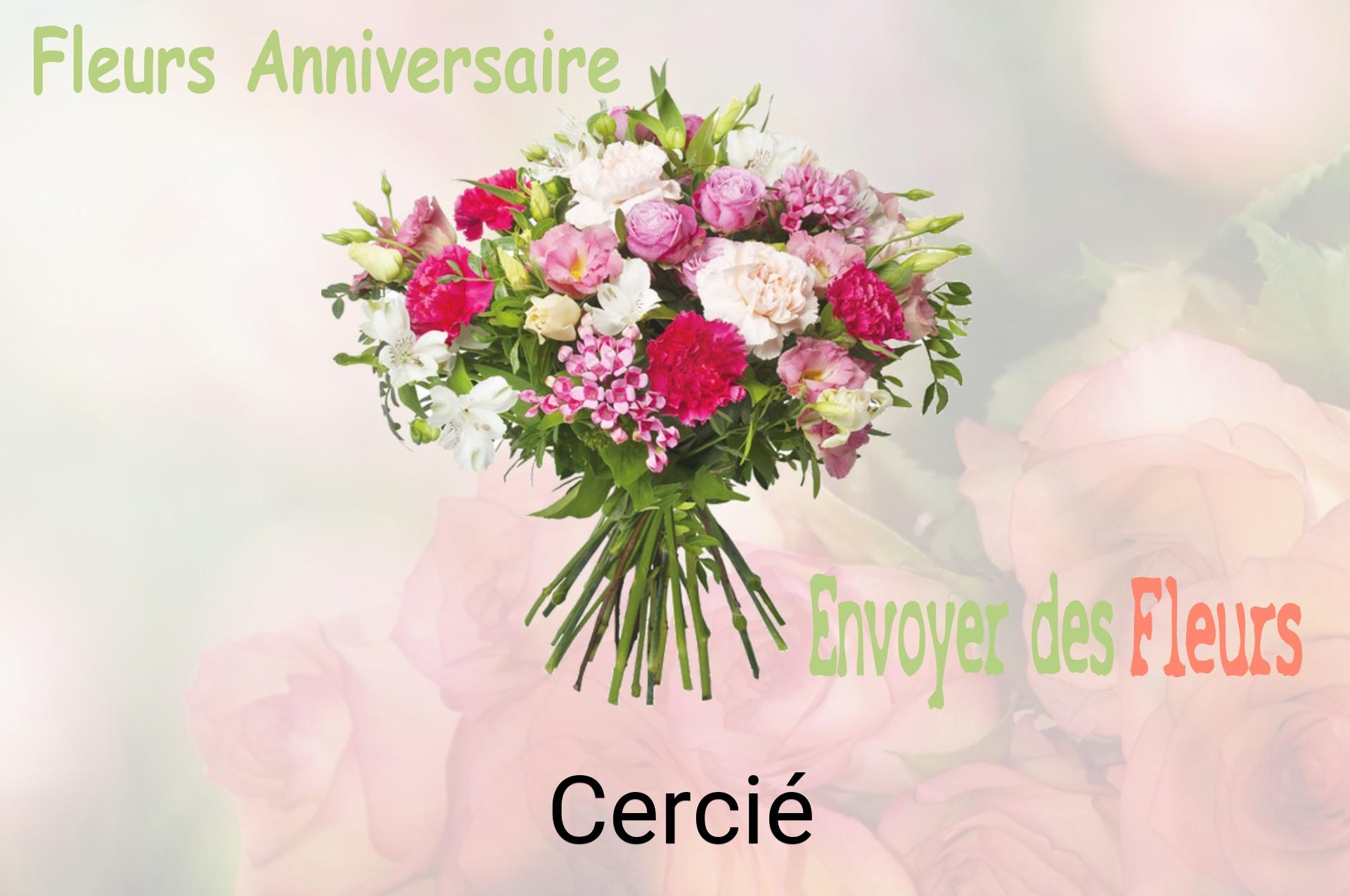 Bouquet de fleurs d’anniversaire livré à Cercié